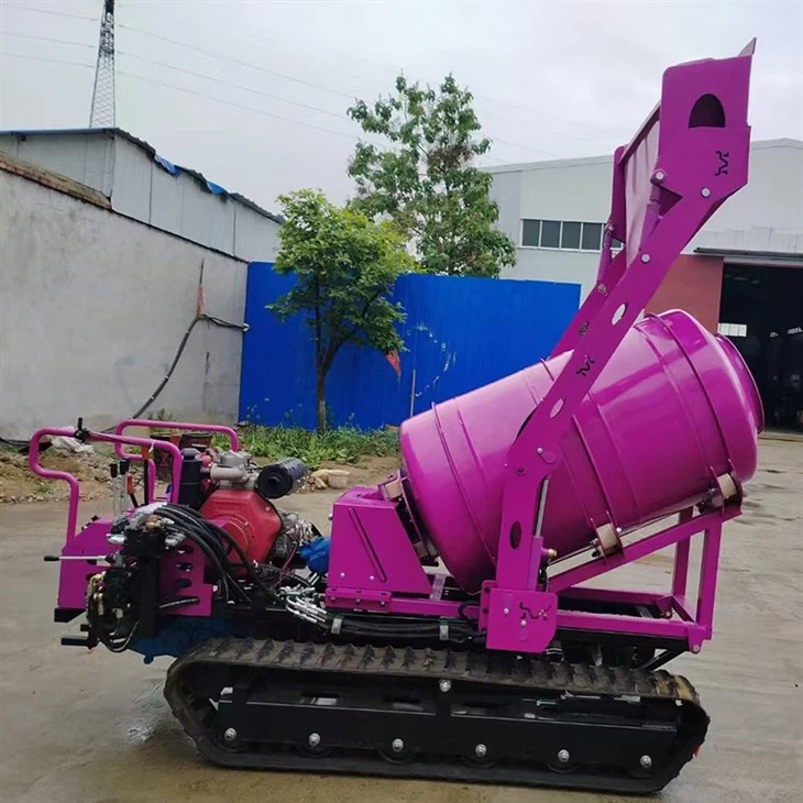 Self Loading Transit Concrete Mixer
