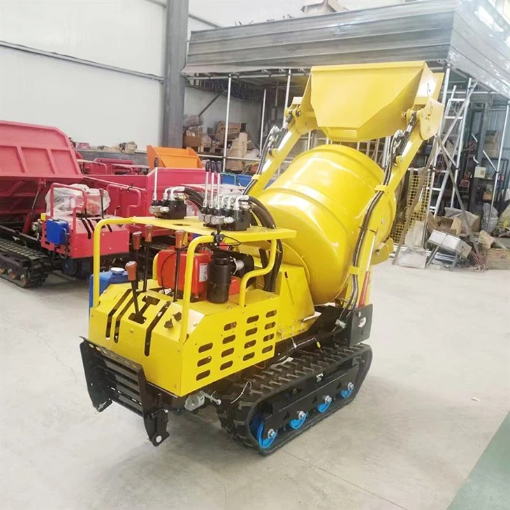 Self Loading Transit Concrete Mixer